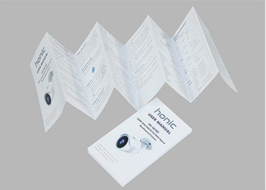 4C Εκτύπωση φυλλαδίου οδηγιών Υπηρεσία εκτύπωσης βιβλίων με σκληρό εξώφυλλο 300 gsm
